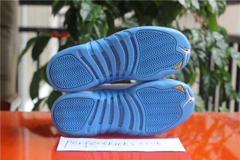 Authentic Air Jordan 12 GS University Blue